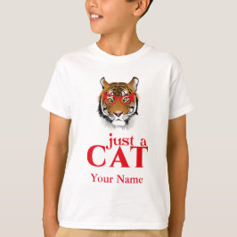 Camiseta Tiger Just a Cat Funny