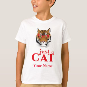 Camiseta Tiger Just a Cat Funny