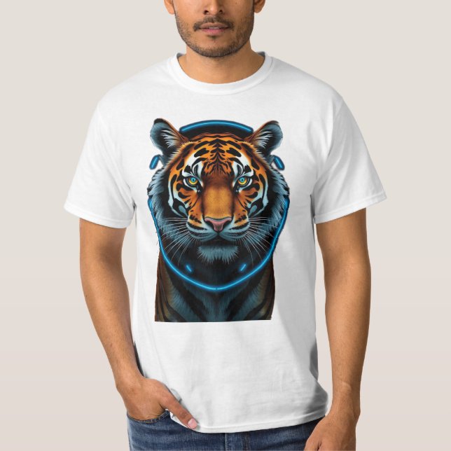 Camiseta „Tiger – König des Dschungels“ (Anverso)