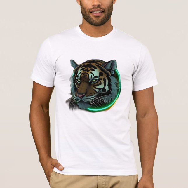 Camiseta „Tiger – König des Dschungels“ (Anverso)