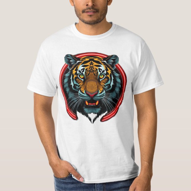 Camiseta „Tiger – König des Dschungels“ (Anverso)