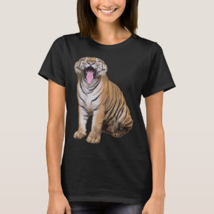 CAMISETA TIGER LION JAGUAR LEOPARD APOYO ANIMAL A LA CABEZA