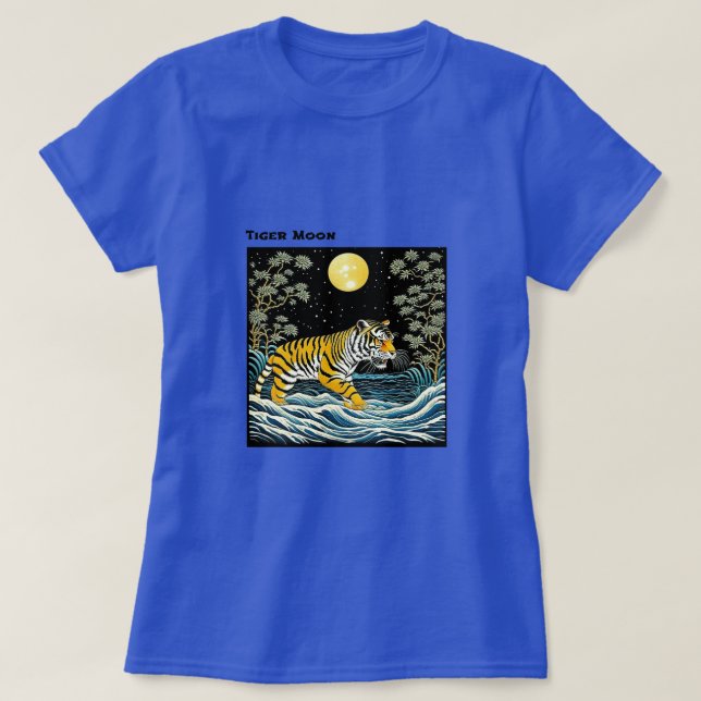 Camiseta Tiger Moon (Diseño del anverso)