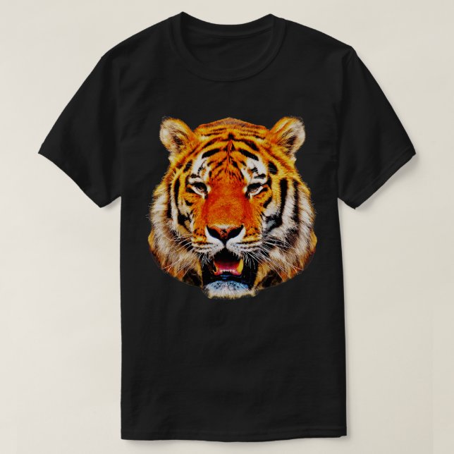 Camiseta Tiger Naranja Tee (Diseño del anverso)