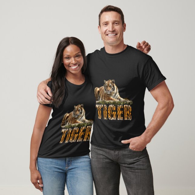 Camiseta Tiger Nature Sunset Sky Safari Wildlife Cat (Unisexo)