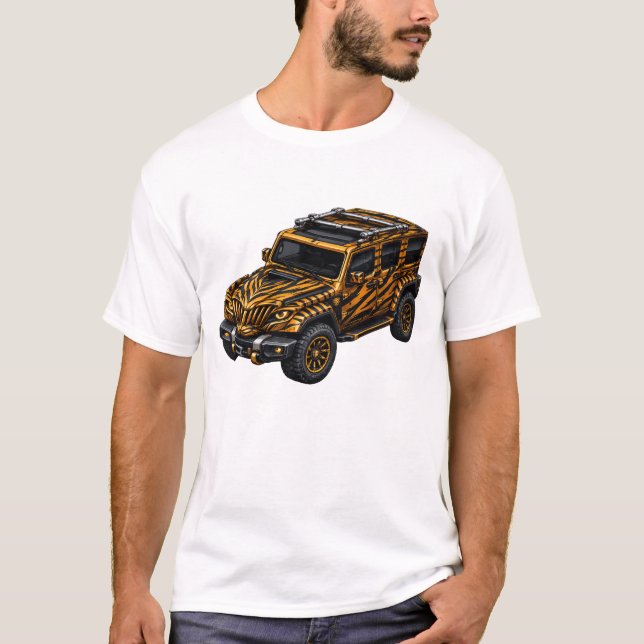 Camiseta Tiger Orange Adventure SUV — BV-JTO (Anverso)