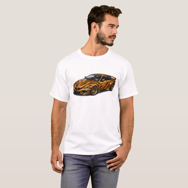 Camiseta Tiger Orange Performance Coupe — BV-BTO (Anverso completo)