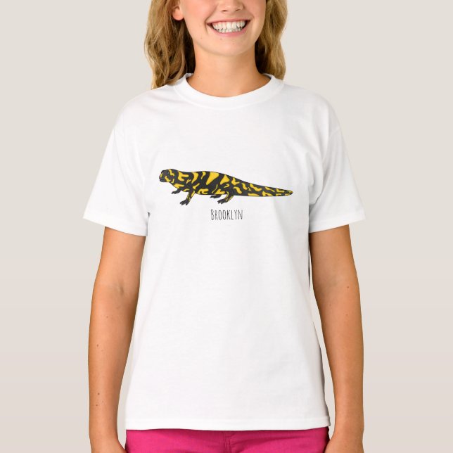 Camiseta Tiger salamander cartoon illustration  (Anverso)