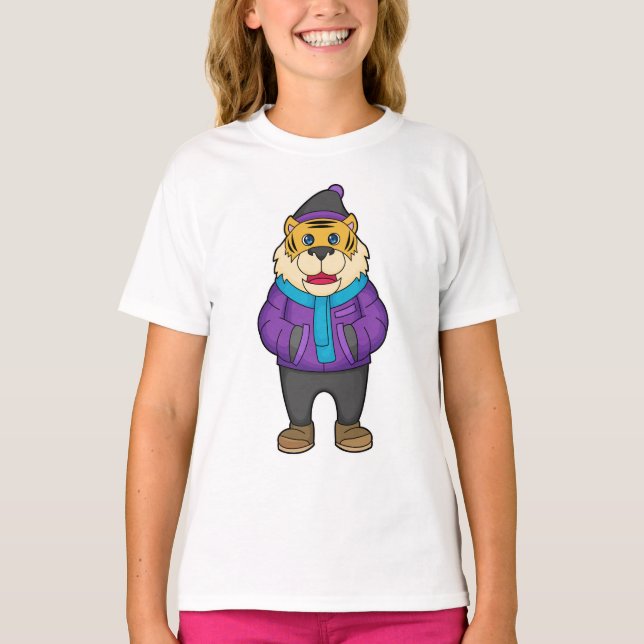 Camiseta Tiger Scarf Beanie (Anverso)