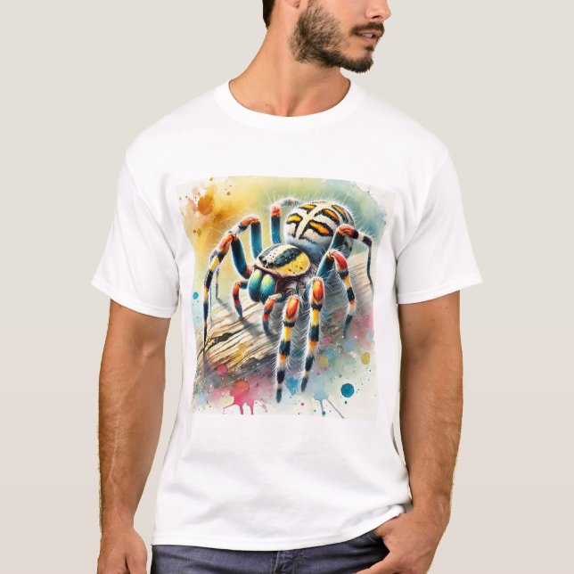 Camiseta Tiger Spider 260824AREF109 - Watercolor (Anverso)