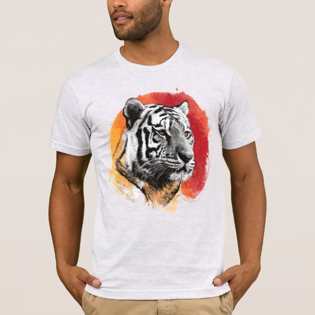 Camiseta Tiger symbol of courage. (Anverso)