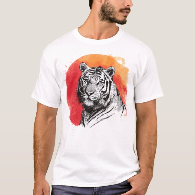 Camiseta Tiger symbol of courage (Anverso)