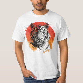 Camiseta Tiger symbol of courage.  T-Shirt
