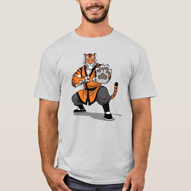 Camiseta Tiger Tai Chi Master Martial Arts (Anverso)