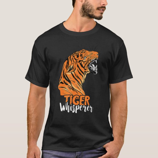 Camiseta Tiger Whisperer Bengal Tiger Face Wild Tiger Eye S (Anverso)