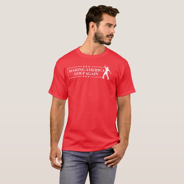 Camiseta Tiger Woods MAGA hace el tigre grande otra vez (Anverso completo)