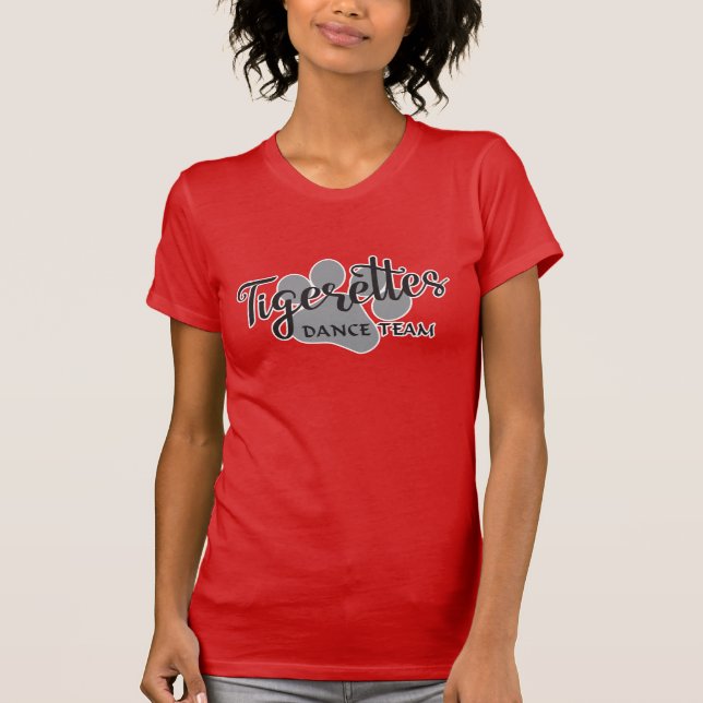 Camiseta Tigerettes - Deportes / Nombre del equipo de baile (Anverso)