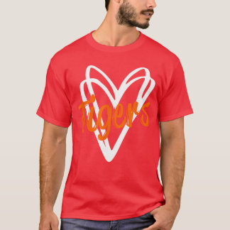 Camiseta Tigers Escuela Deportes Espíritu Faneam Mascota Li