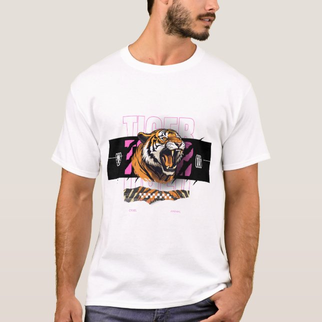 Camiseta tiger's roar  (Anverso)