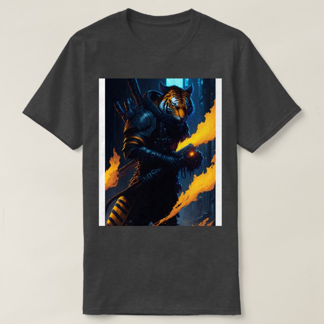 Camiseta Tigers Techno Inferno 4 (Diseño del anverso)
