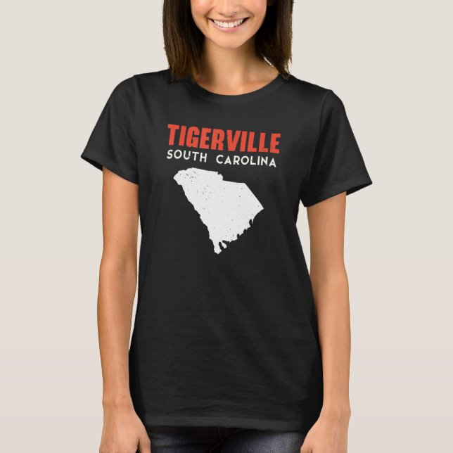 Camiseta Tigerville South Carolina USA State America Travel (Anverso)