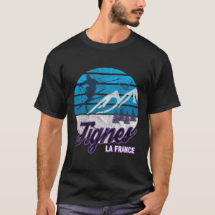 Camiseta Tignes Francia Estación de esquí de los Alpes Fran