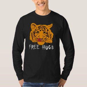 Camiseta Tigre - Abrazos libres oscuros