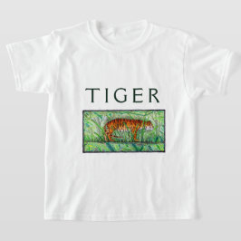 Camiseta Tigre agachándose