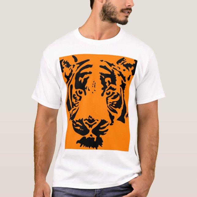 Camiseta tigre anaranjado (Anverso)