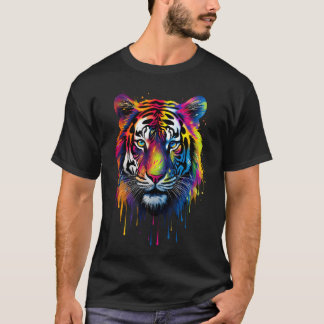 Camiseta Tigre Arcoíris