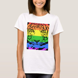Camiseta Tigre arcoiris