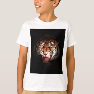 Camiseta Tigre - Arte de grandes gatos salvajes