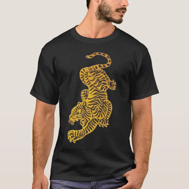 Camiseta Tigre asiático (Anverso)
