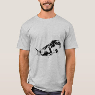 Camiseta Tigre atacando