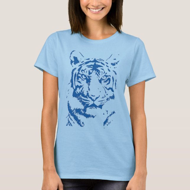 Camiseta Tigre azul (Anverso)