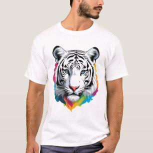 Camiseta Tigre blanco bengalí