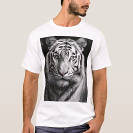 Camiseta Tigre Blanco Carbón