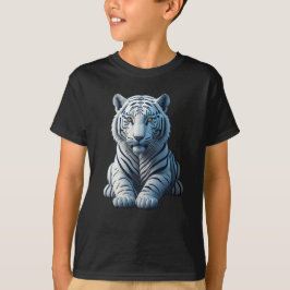 Camiseta Tigre blanco con rayas negras