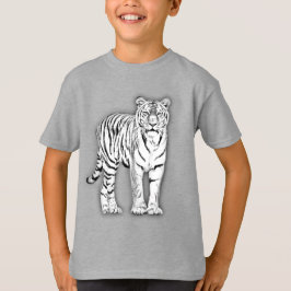 Camiseta Tigre blanco dibujado