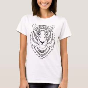 Camiseta Tigre blanco inspirado