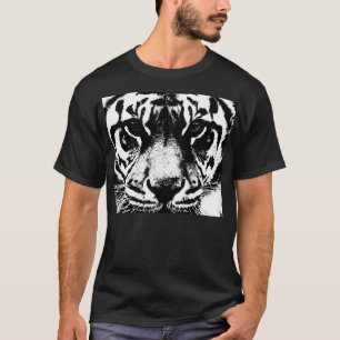 Camiseta Tigre blanco y negro