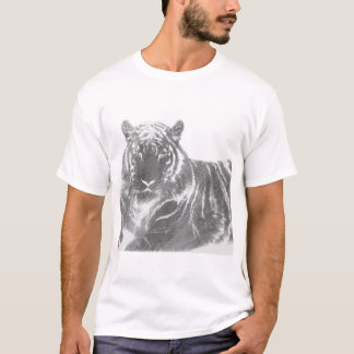 Camiseta Tigre blanco y negro