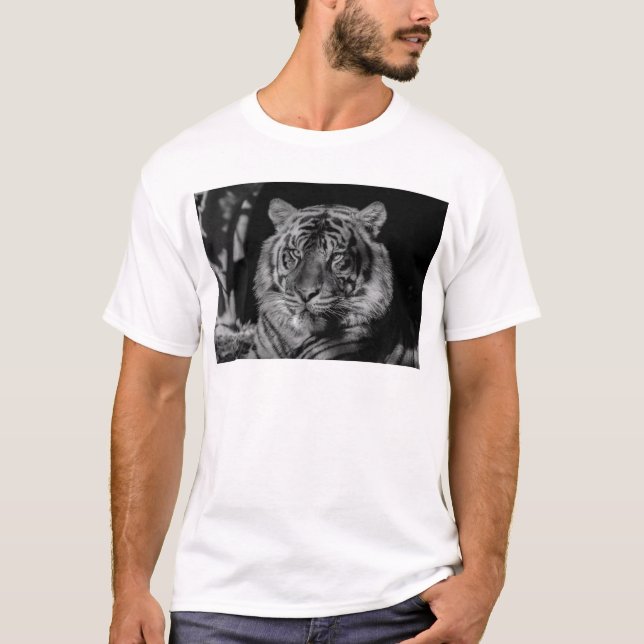 Camiseta Tigre blanco y negro (Anverso)