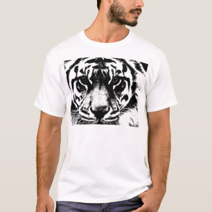 Camiseta Tigre blanco y negro