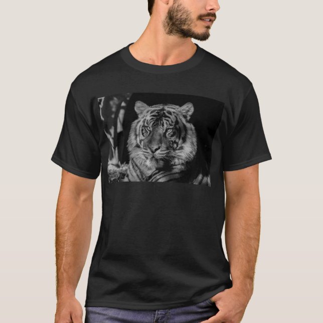 Camiseta Tigre blanco y negro (Anverso)