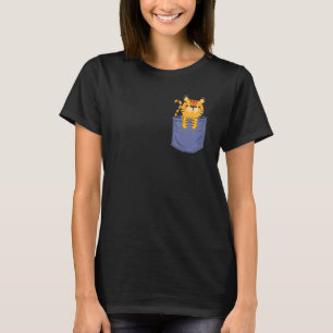 Camiseta Tigre Bolsillo Pecho Gato Depredador Tigre Siberia