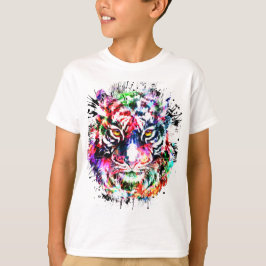 Camiseta Tigre | Camisa de tigre colorida