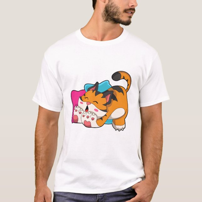 Camiseta Tigre cansado (Anverso)