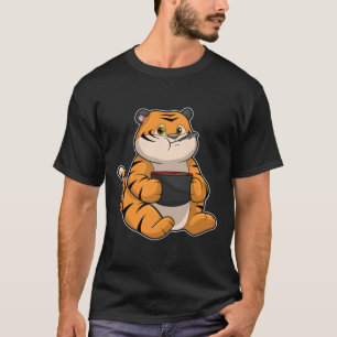 Camiseta Tigre comiendo con Bowl