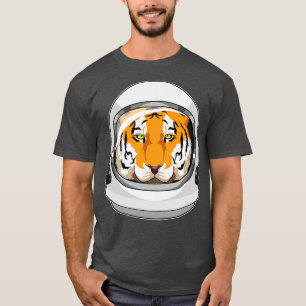 Camiseta Tigre como astronauta con casco